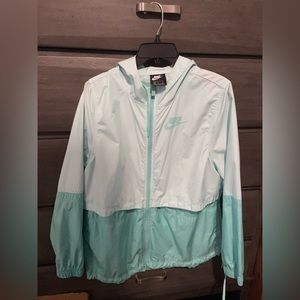 Nike women turquoise windbreaker